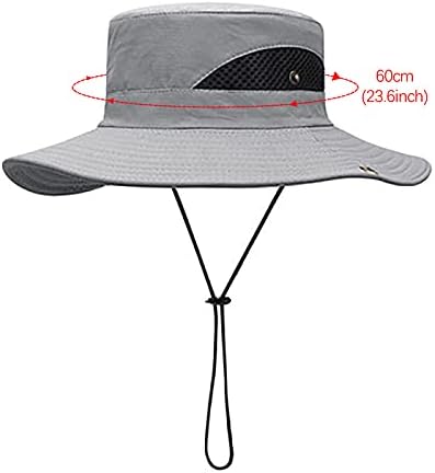 2023 כובעים לגברים, כובעי שמש להגנת UV לגברים, כובע דיג בכובע דיג מהיר יבש כובע חיצוני אטום למים,
