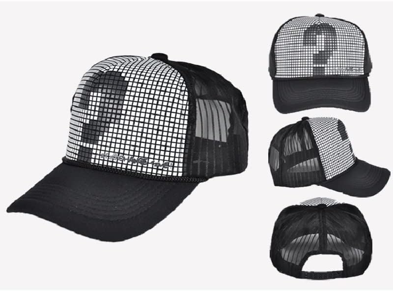 ZSEDP רשת בייסבול חיצוני כובע ספורט קיץ כובע כובע כובע נטו כובע היפופ כובע סאנון לנשים משאיות יוניסקס