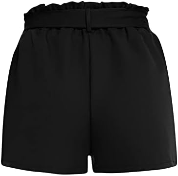 מכנסיים קצרים של UQrzau לנשים ללבוש מכנסיים קצרים קצרים בקיץ כיסים מזדמנים פיג'מה יוגה פילאטיס פילאטיס