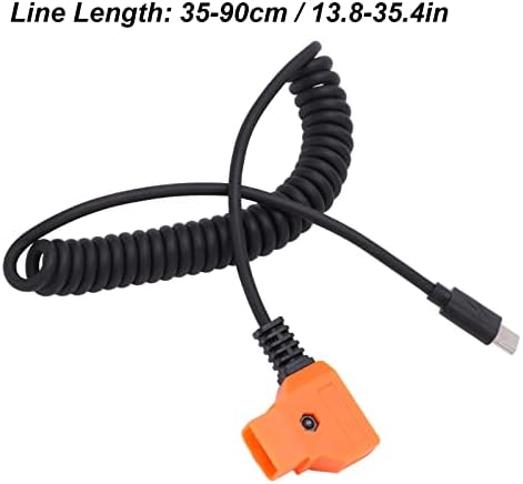 Ashata USB C ל- D הקש, USB C מכשיר טבלאות טלפונים ניידים כדי להקיש על כוח מחבר מתאם כבל קפיץ