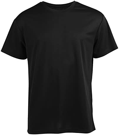 ליהנטון 5 מארז חולצות אימון גברים ריצה ספורט מהיר יבש שרוול קצר צוואר צוות פוליאסטר קיץ ביצועים טי