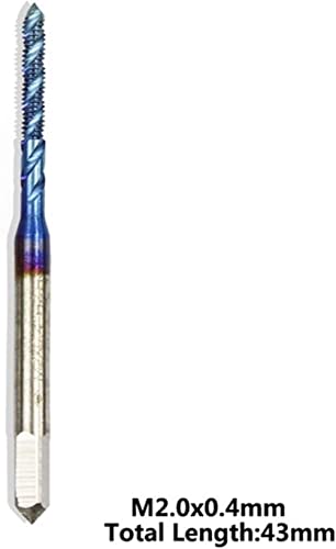 מקדח פלדה ביטים בורג מטרי ברז ברז ננו כחול ספירלה כחול מצופה ברז מקדח מקדח