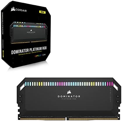 Corsair Dominator Platinum RGB DDR5 32GB DDR5 5200 C38 1.25V - שחור