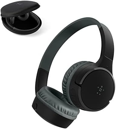 Belkin Soundform Nano - אוזניות Bluetooth לילדים עם מיקרופון מובנה - אוזניות אלחוטיות Bluetooth לילדים - אוזניות
