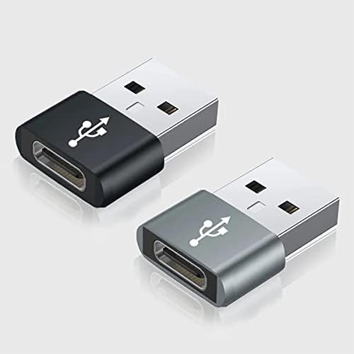 USB-C נקבה ל- USB מתאם מהיר זכר התואם למכשירי ASUS Zenpad Z8s עבור מטען, סנכרון, OTG כמו מקלדת, עכבר, ZIP, GAMEPAD,