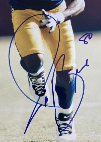אייזק ברוס חתם 8x10 סנט לואיס ראמס צילום הולוגרמה PSA - תמונות NFL עם חתימה