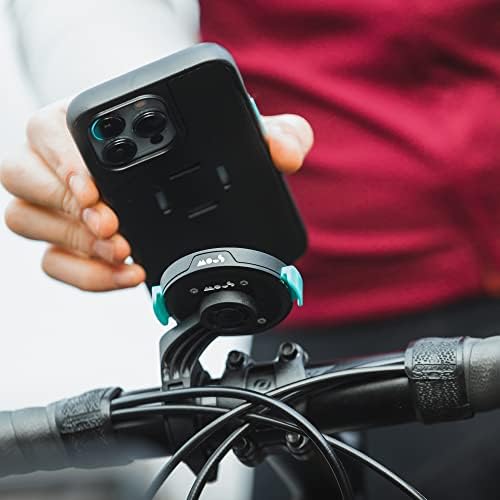 Mous - אופניים טלפון הרכבה ומארז טלפון לאייפון 14 Pro - ערכת מחזיק טלפון אופניים - מארז טלפון של אופניים intralock