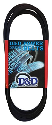 D&D Powerdrive A34/4L360 V חגורה, A/4L, גומי, 1/2 x 36 OC