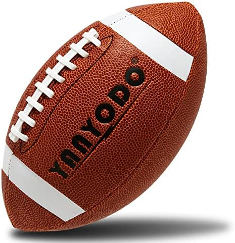יניודו כדורגל בגודל 6 כדור בגודל ג'וניור תפרים בעבודת יד עם אחיזה מרקם לילדים אימון נוער, משחק
