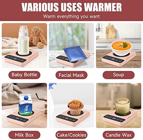 כוס חום יותר כבוי אוטומטי - ספל קפה חם יותר לשולחן העבודה עם טיימר, 6 כוס קפה חשמלית טמפרטורת חמה