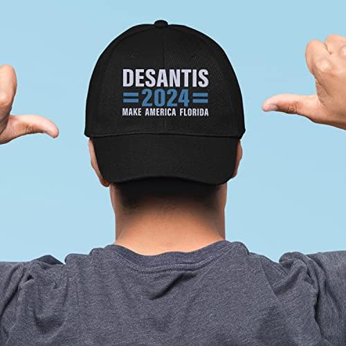 Urvog desantis 2024 הפוך את America Florida Twill Cap - כובע Snapback בעל פרופיל גבוה