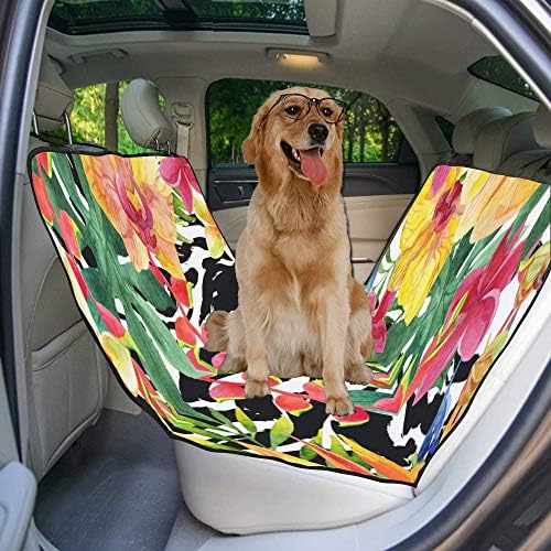 מותאם אישית יד-צבוע עיצוב סגנון יצירתי הדפסת רכב מושב מכסה לכלבים עמיד למים החלקה עמיד רך לחיות