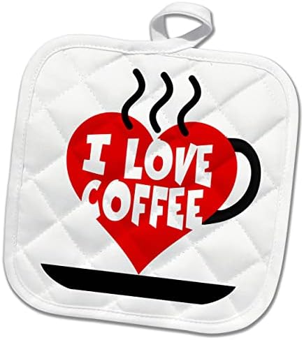 תמונת 3 של מילים של מילים אני אוהבת קפה עם כוס קפה בצורת לב - פוטלים