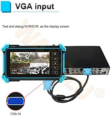 מבחן CCTV IPC-5200 PLUS, צג וידאו תצוגה מלא HD, 8MP CVI TVI AHD SDI CVBS Tester עם Tracer כבלים, גילוי IP,