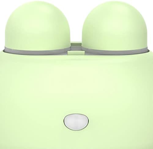 מנקה עדשות נייד ארנב חמוד, מארז אחסון, מכשיר ניקוי אוטומטי, טיפוח עיניים, מופעל באמצעות סוללה, ירוק, 85