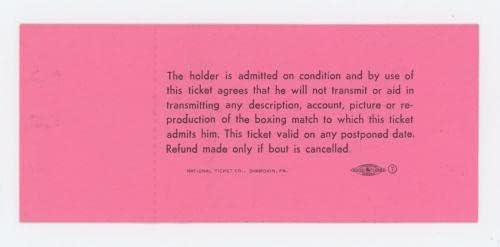 מוחמד עלי נגד סוני ליסטון כרטיס מלא 25 במאי 1965 ארנה שניות 2 $ 50 - כרטיסי אגרוף