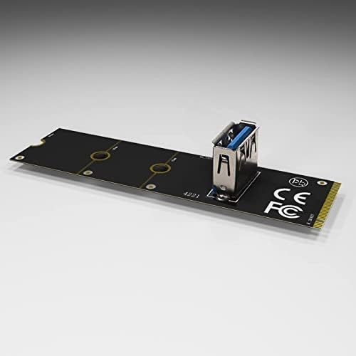 2Pack NGFF M.2 ל- USB PCIE RISER CARD CARD CARD CARD, כרטיס מתאם מתאם MOLEX MORT