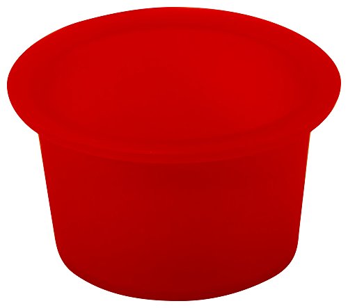 Caplugs 99192725 מיסוך כובע ותקע מחודד. TS-8, סיליקון, כובע OD 0.578 מזהה תקע 0.727, אדום