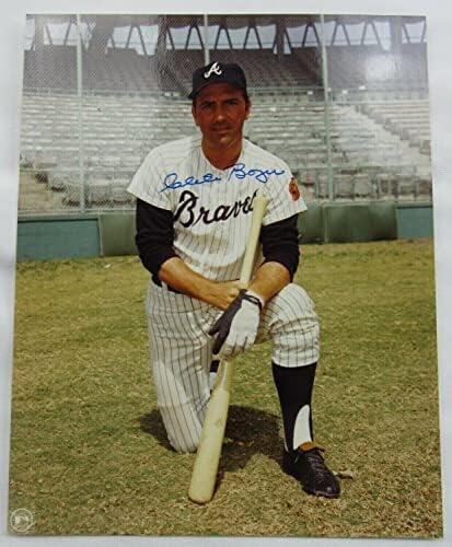 Clete Boyer חתום חתימה אוטומטית 8x10 תמונה XV - תמונות MLB עם חתימה