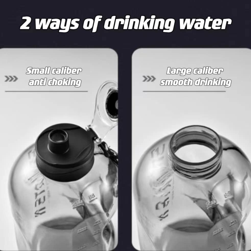 רייקס 92oz חצי ליטר בקבוק מים כושר כושר בקבוק מים כוס רכיבה על אופניים 2.7L סולם מדויק ורוד נייד בקבוק מים