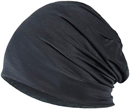 סריגת צמר נשירת שיער גולגולת גולגולת כובעים גברים נמתחים כובע צעיף גלישת צעיף סילון הודו כפית