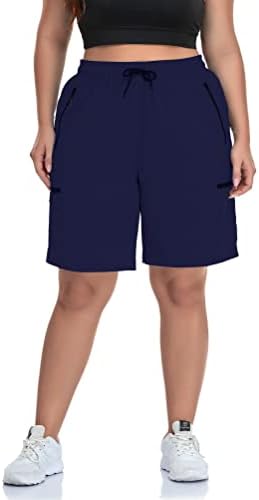 Sekino's Sekino's Plus בגודל טיולים רגליים מכנסיים קצרים משקל קל משקל מהיר בקיץ יבש מכנסיים קצרים אתלטים