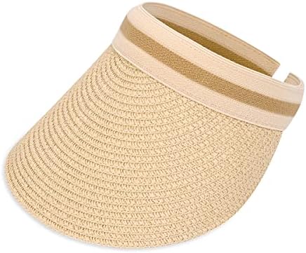 מגן שמש כובעי נשים רחב ברים קש מגן נשים חוף מגני קיץ קוקו שמש כובע עד50+