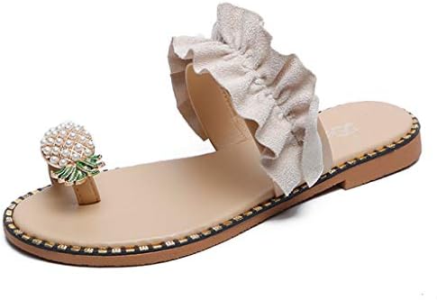 Beiousalie Beige Beige's Sandal Sindal Trysty Summer Pearl Forl Style Sty