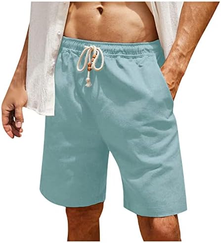 מכנסיים קצרים לגברים של ymosrh קיץ אופנה חיצונית בסיסית רופפת רופפת מכנסיים קצרים מזדמנים מהיר