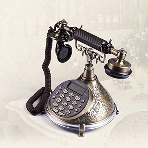 טלפון uxzdx cujux - רטרו וינטג 'סגנון עתיק בסגנון רוטרי שולחן כפתור טלפון טלפון עיצוב סלון ביתי