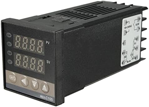 MOPZ PID בקר טמפרטורה דיגיטלית בקר REX-C100 0 עד 400 מעלות k פלט ממסר סוג