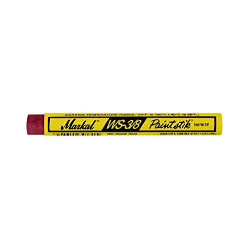 Markal 82423 WS-3/8 PaintStik סמן צבע מוצק נשלף/עפרון, שחור