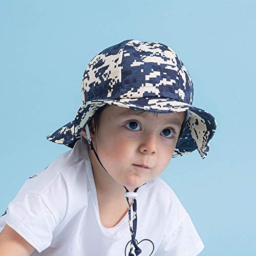 AMI & LI TOTS כובע הגנה מפני הגנת שמש UPF 50 SUNHAT לתינוקת ילד תינוקות פעוט
