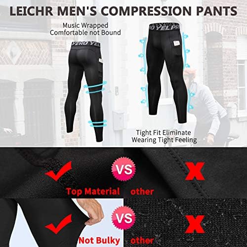 מכנסי דחיסה של Mens Mens קווירי יותר חותלות אתלטיות פעילות עם כיסים המריצים מכנסי אימון רכיבה על רכיבה