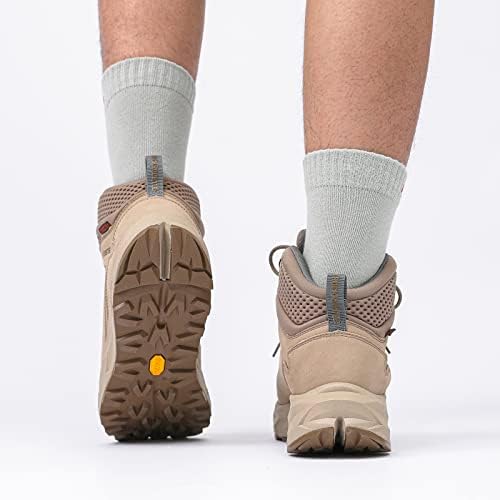 Rockrooster Farmington מגפי הליכה אטומים למים לגברים, נעלי עור נגד עייפות