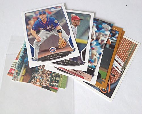 MLB כרטיסי בייסבול מסיבות מסיבות - סטים של 10 כרטיסי בייסבול סט מתנה שקיות גודי