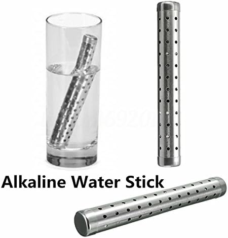 EHM אלקליין pH מסנן מים מקל מטהר מינרלי מימן נייד קטן טורמלין, גרמניום, אבני מאפנשי - באופן טבעי מעלה