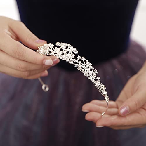 יהלומים מלאכותיים כלה נזר לחתונה יום הולדת כתר נסיכת מצנפות וכתרים עבור נשים ובנות