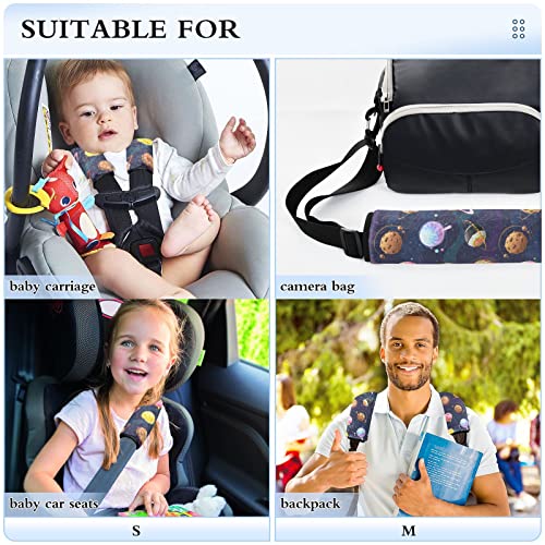 כוכבי מזון מכוניות מושב מכונית כיסויי רצועת תינוק לילדים תינוקות 2 יח 'רצועות מושב רכב רפידות כרית
