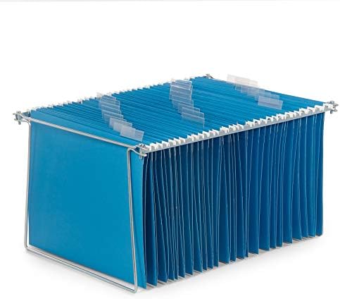 כחול פסגת אספקת תליית קובץ ברים 2 חבילה, מכתב גודל, 13 רחב איקס 17.5 ארוך, פלדת מתכת קובץ ארון ברים