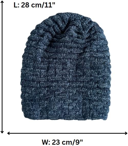 אסטרדאווי 2-חבילה כפת כובע חם סרוג יוניסקס חורף כובעי עם קטיפה ראש ואוזן מחממי