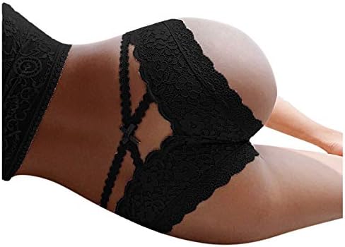 תחתונים סקסיים לנשים שובבות למין סרוגה חוטיני תחרה קריס צולבת תחתונים נושמים תחתונים.