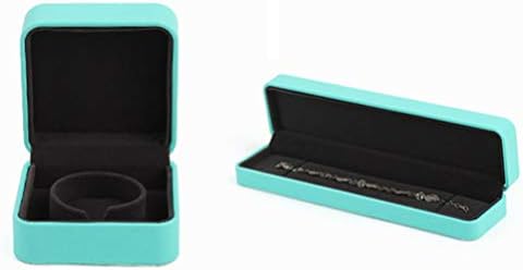שרשרת עור Cabilock PU צמיד תליון קופסא מתנה תכשיטים מתנה קופסת אריזת אריזת תכשיטים ליום הולדת להצעת