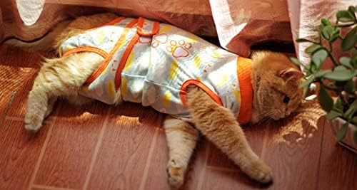 התאוששות חליפה לכלבים חתולים, לאחר ניתוח בטן פצע כירורגית לחיות מחמד חליפת בגדי תחליף כלב סרבל תינוקות