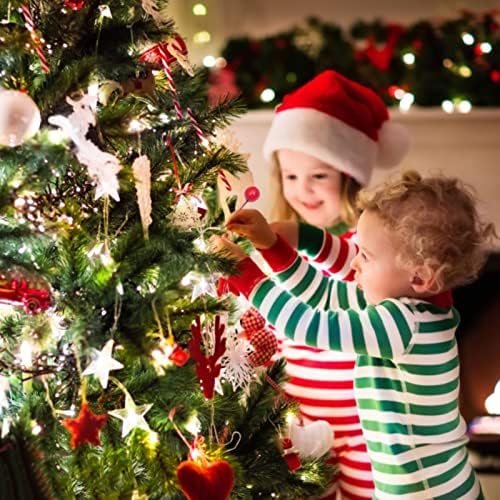 גרגרי חג המולד המלאכותיים של ifotime על חוט 0.47/0.31in פירות קצף לקישוטי עץ חג המולד מלאכת זרים
