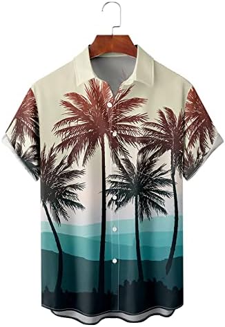 2023 3 הדפסת ציור פרחוני הוואי חולצה גברים נשים להנמיך צווארון בציר רחוב גברים של חולצות עניבת להקה