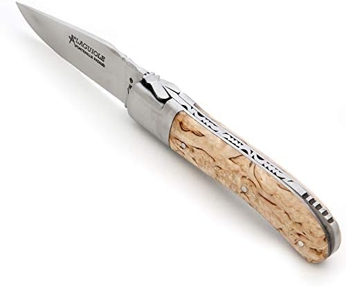 סכין ג ' נטלמן לגיול עם ידית ליבנה מתולתלת-ישירות מצרפת