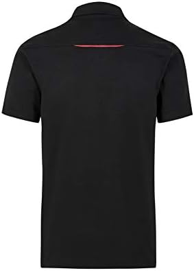 חולצת פולו שחורה של פורשה מוטורספורט