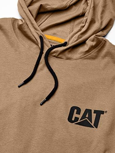 כרזת ברדס של גברים חתול חולצות ארוכות עם UPF 50 הגנה, לוגו בקרת לחות בשרוול