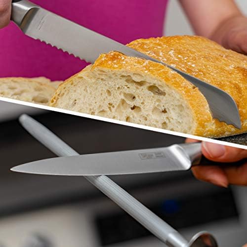 סליצר גרמניה 7-חתיכה שף של סכין סט, עיצוב ארגונומי, מקצועי כיתה שף סכיני, תוספת נהדרת לכל מטבח